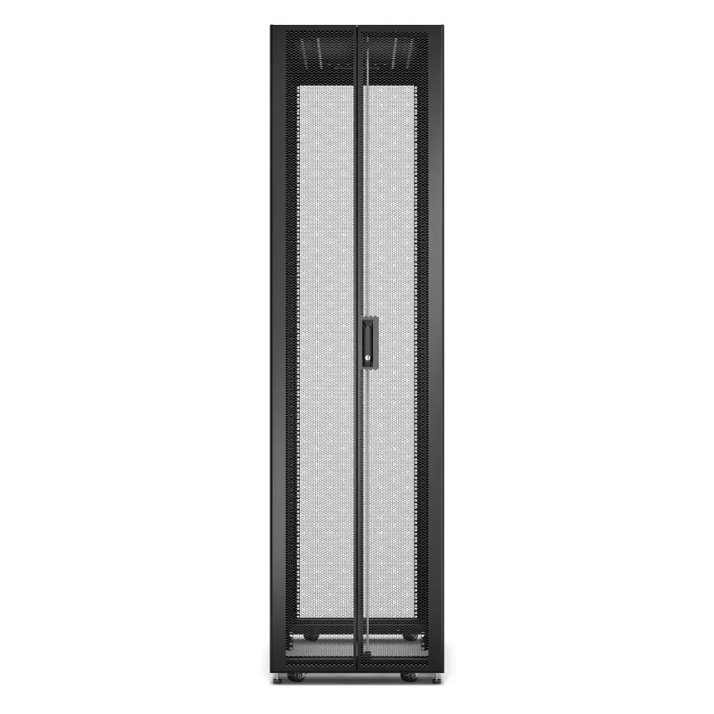 APC Easy Rack ER6800 armadio di rete, 48U, 19", 600 x 1000 mm, con tetto, rotelle, piedini, 4 staffe, con fondo, senza pannelli laterali, nero