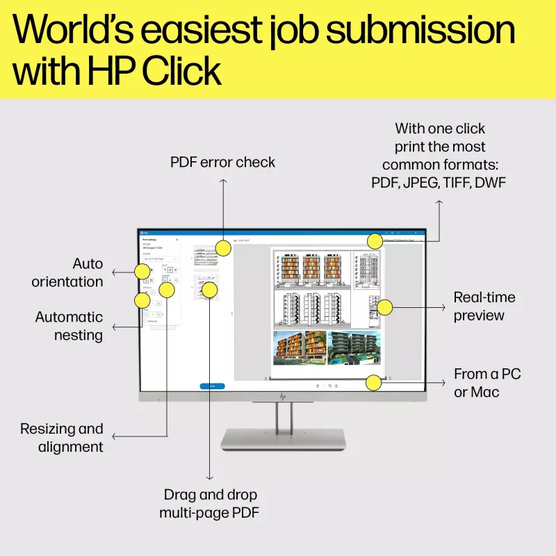 Stampante HP Designjet T1600 36 pollici