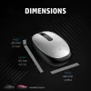 Mouse Bluetooth HP 240 Empire Red, ambidestro, ottico, Bluetooth, 1600 DPI, rosso