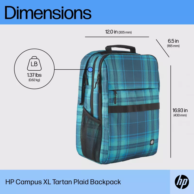 Zaino casual HP Campus XL Tie Dye zaino nero fantasia