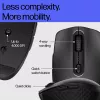 Mouse wireless ricaricabile HP 695, ambidestro, Bluetooth, 4000 DPI, nero