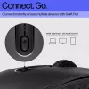 Mouse wireless ricaricabile HP 695, ambidestro, Bluetooth, 4000 DPI, nero