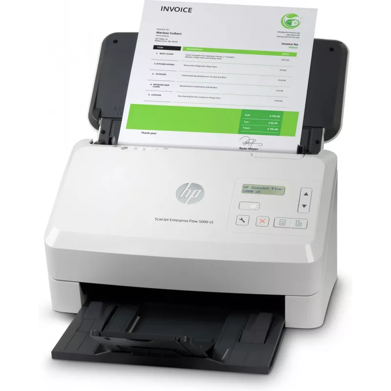 Scanner a foglio HP Scanjet Enterprise Flow 5000 s5 600 x 600 DPI A4 bianco