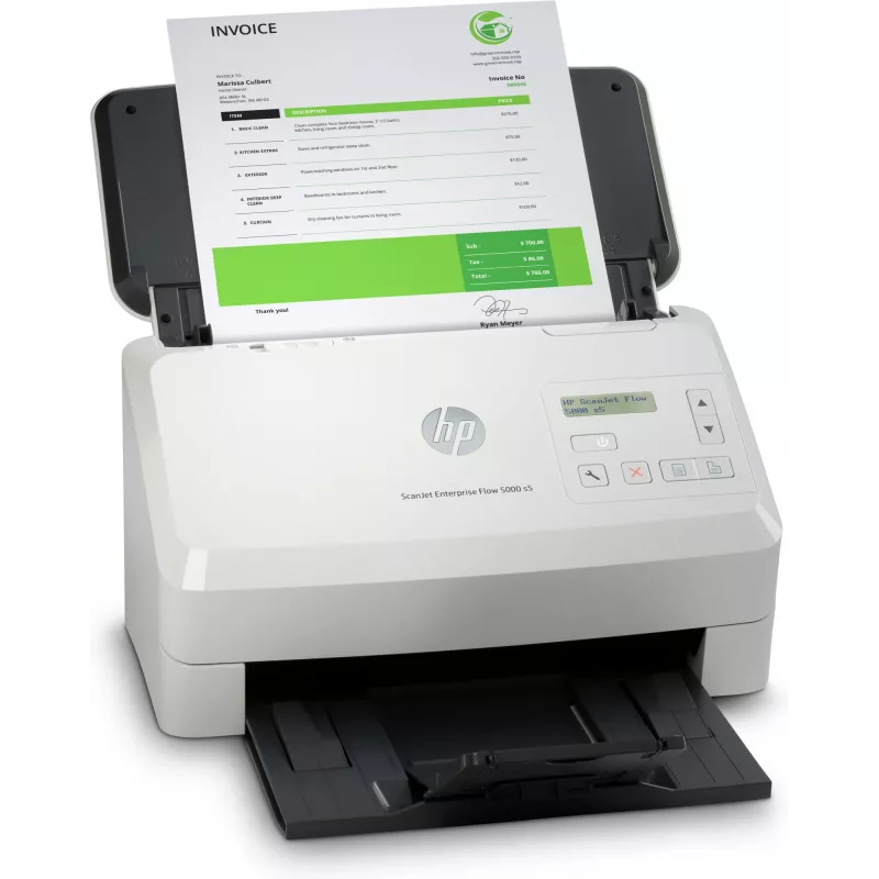 Scanner a foglio HP Scanjet Enterprise Flow 5000 s5 600 x 600 DPI A4 bianco
