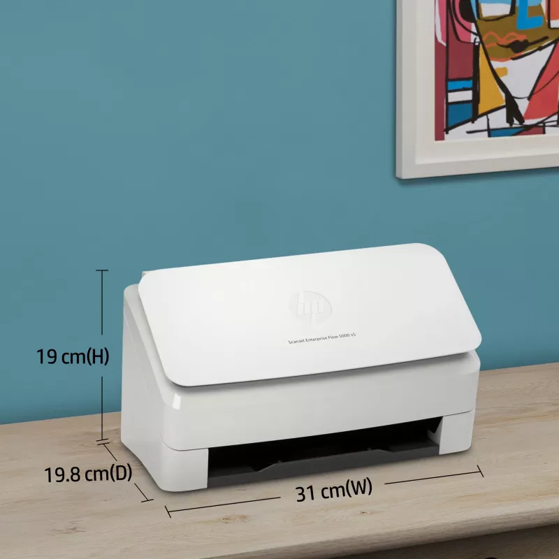 Scanner a foglio HP Scanjet Enterprise Flow 5000 s5 600 x 600 DPI A4 bianco