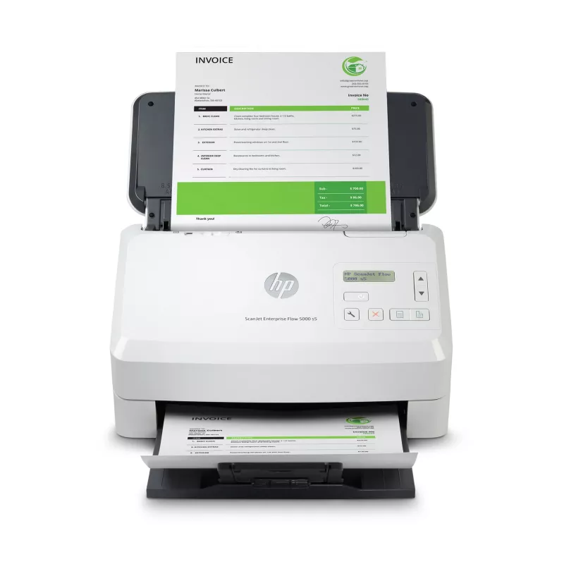 Scanner a foglio HP Scanjet Enterprise Flow 5000 s5 600 x 600 DPI A4 bianco