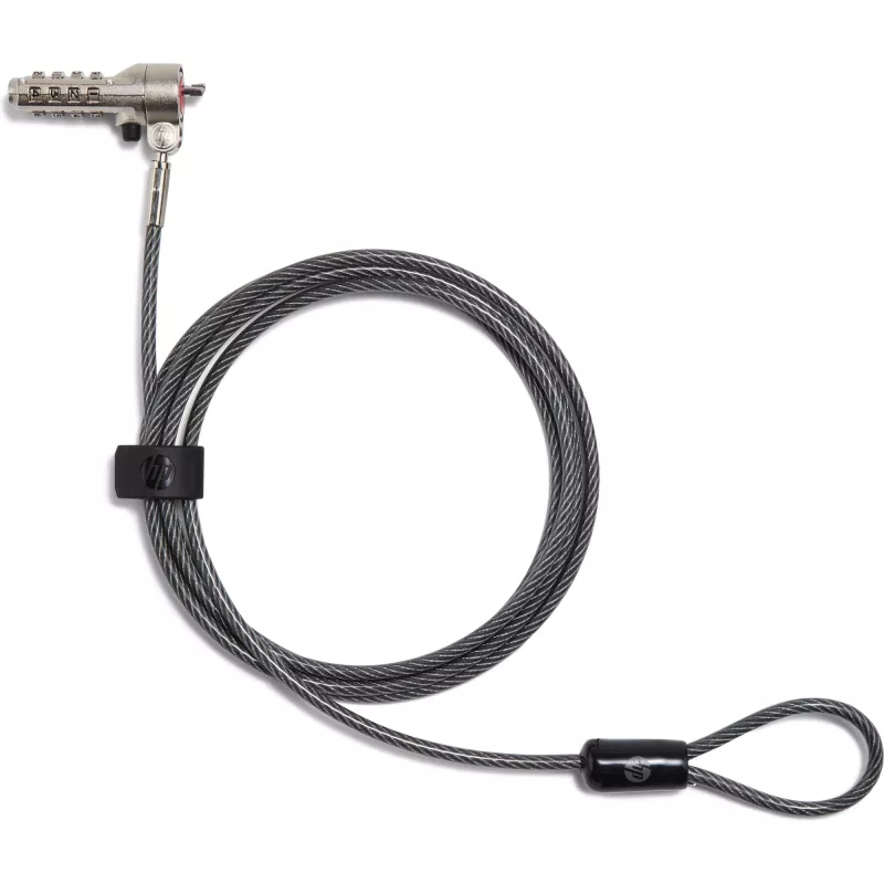 Lucchetto a combinazione HP Nano 63B28AA acciaio inossidabile 1,83 m
