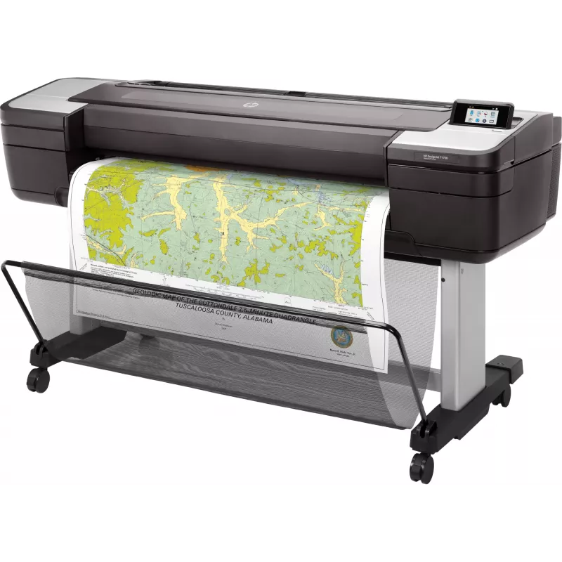 Stampante HP Designjet T1700 44 pollici, getto d'inchiostro termico, 2400 x 1200 DPI, HP-GL/2, TIFF, JPEG, CALS G4, URF, ciano, nero fotografico, nero opaco, magenta, giallo, 2400 x 1200 DPI, 116 pagine all'ora