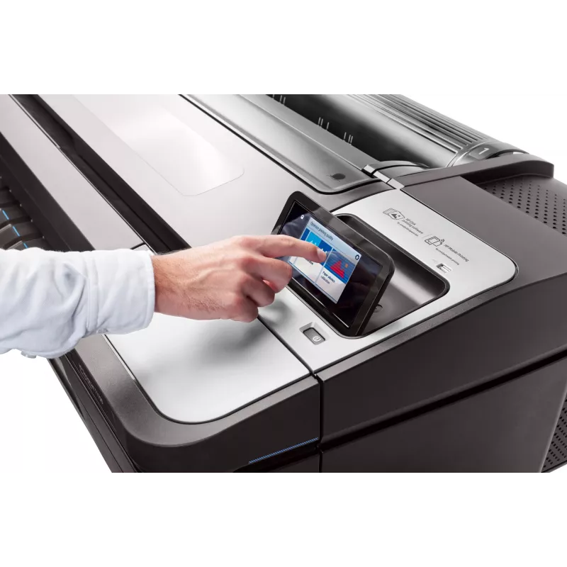 Stampante HP Designjet T1700 44 pollici, getto d'inchiostro termico, 2400 x 1200 DPI, HP-GL/2, TIFF, JPEG, CALS G4, URF, ciano, nero fotografico, nero opaco, magenta, giallo, 2400 x 1200 DPI, 116 pagine all'ora