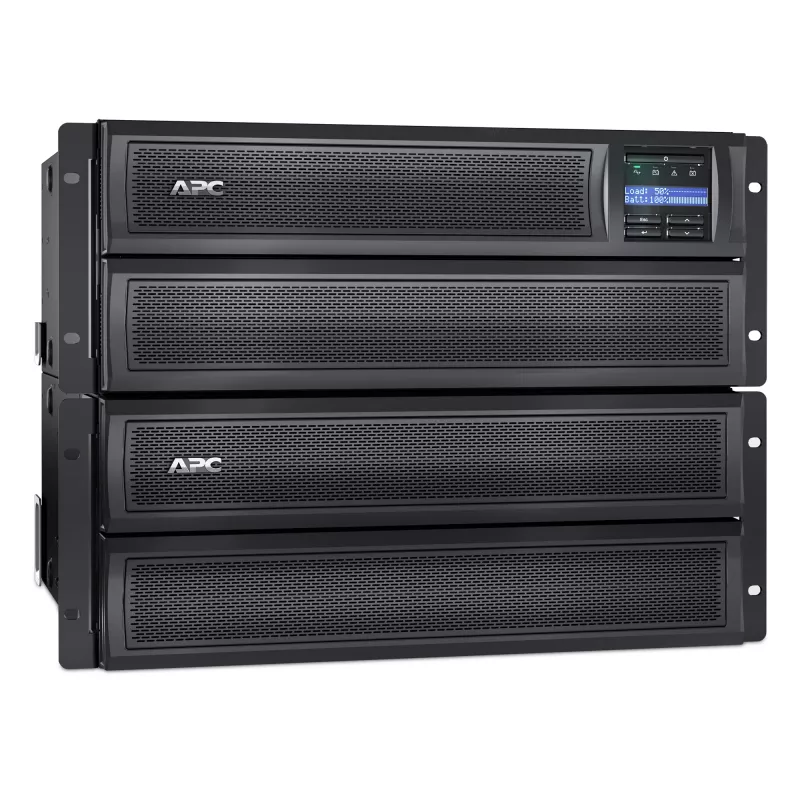 APC Smart-UPS X SMX3000HV - 3000VA, 8x uscita C13 + 2x C19, USB, autonomia estendibile, profondità ridotta