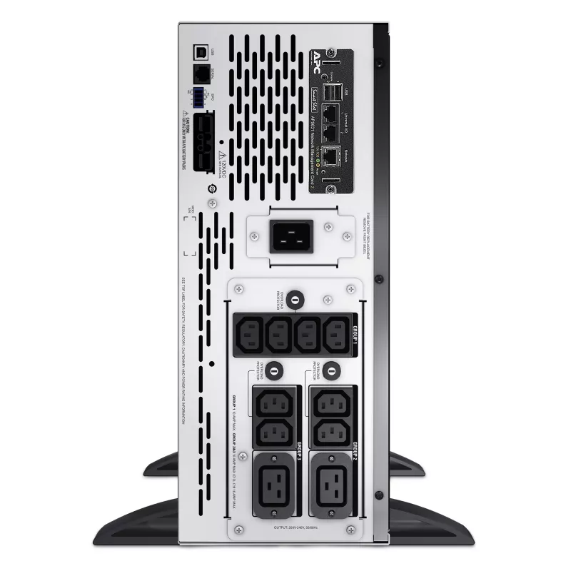 APC Smart-UPS X SMX3000HVNC - 3000VA, 8x presa C13 + 2x C19, USB, autonomia estendibile, profondità ridotta, NMC