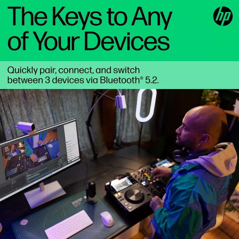 Tastiera Bluetooth multi-dispositivo compatta HP 350