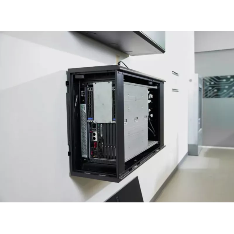 Armadio rack a parete APC NetShelter 6U Low-Profile 230V profondità server