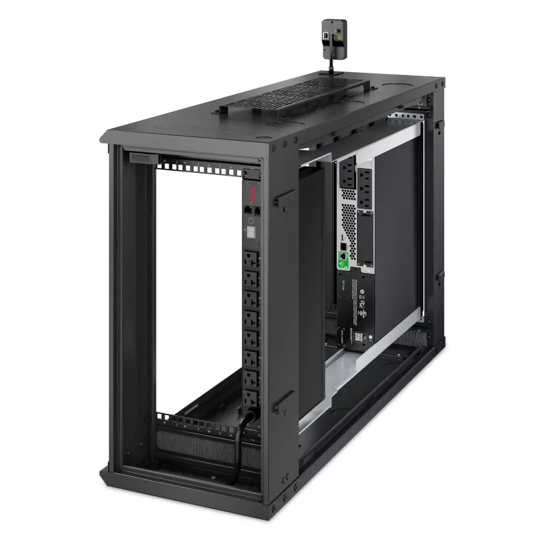 Armadio rack a parete APC NetShelter 6U Low-Profile 230V profondità server