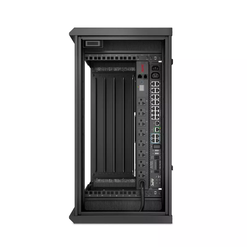 Armadio rack a parete APC NetShelter 6U Low-Profile 230V profondità server