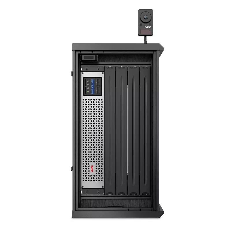 Armadio rack a parete APC NetShelter 6U Low-Profile 230V profondità server