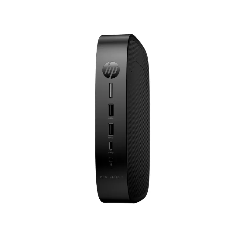 Thin client HP Pro t550, 2 GHz Intel Celeron J6412, 8 GB RAM, 32 GB eMMC, Intel UHD Graphics, IGEL OS, Wi-Fi 6, nero