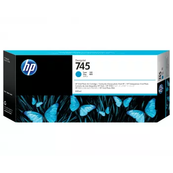 Cartuccia d'inchiostro HP 745 300 ml DesignJet, ciano