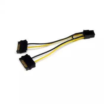 StarTech.com adattatore cavo di alimentazione SATA a 6 pin PCI Express per scheda grafica da 6 pollici