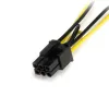 StarTech.com adattatore cavo di alimentazione SATA a 6 pin PCI Express per scheda grafica da 6 pollici