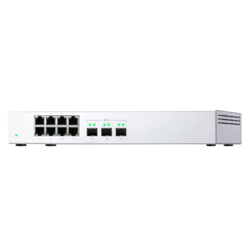 QNAP QSW-308S switch di rete unmanaged Gigabit Ethernet (10/100/1000) bianco