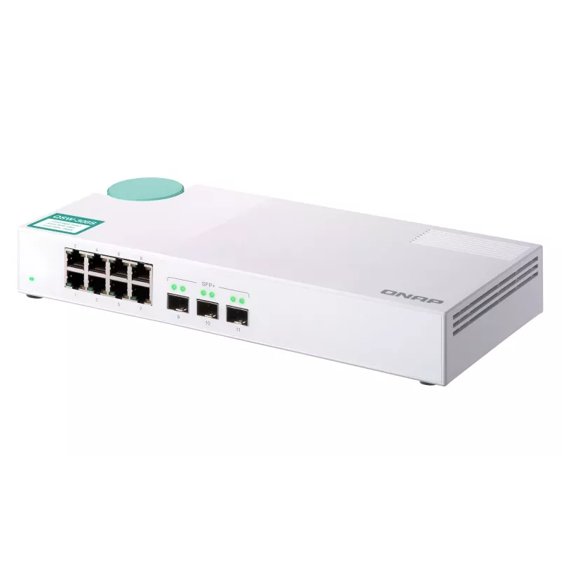 QNAP QSW-308S switch di rete unmanaged Gigabit Ethernet (10/100/1000) bianco