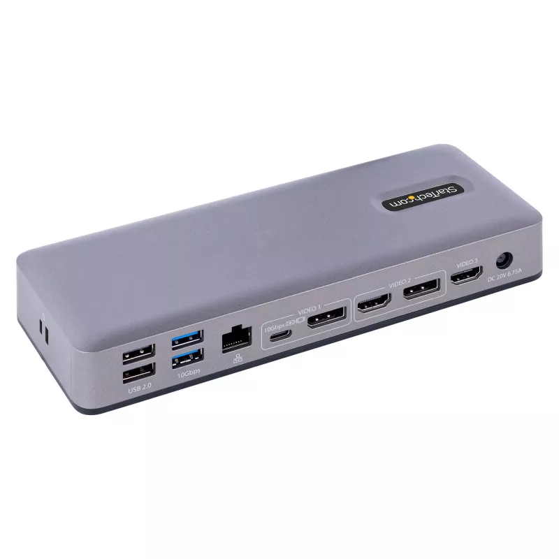StarTech.com DK31C3MNCRUE Dock per laptop/replicatore di porte con filo USB 3.2 Gen 2 (3.1 Gen 2) Type-C