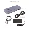 StarTech.com DK31C3MNCRUE Dock per laptop/replicatore di porte con filo USB 3.2 Gen 2 (3.1 Gen 2) Type-C