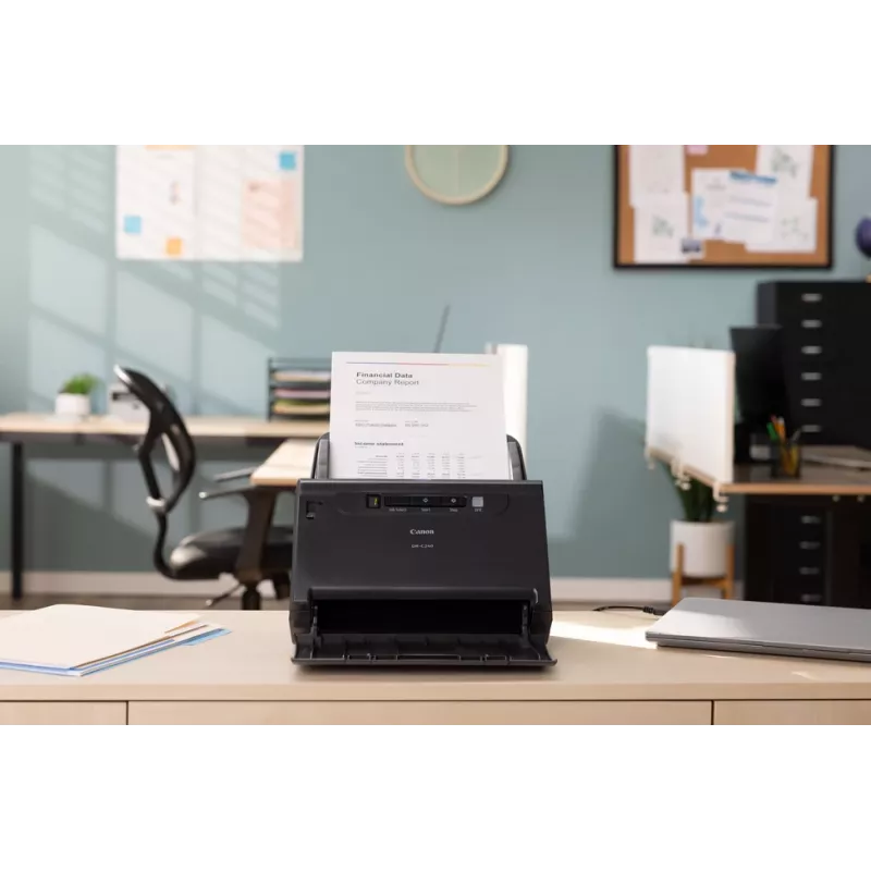 Canon imageFORMULA DR-C240 Scanner documenti desktop duplex, 216 x 3000 mm, 600 x 600 DPI, 24 bit, 24 bit, 45 ppm, 30 ppm