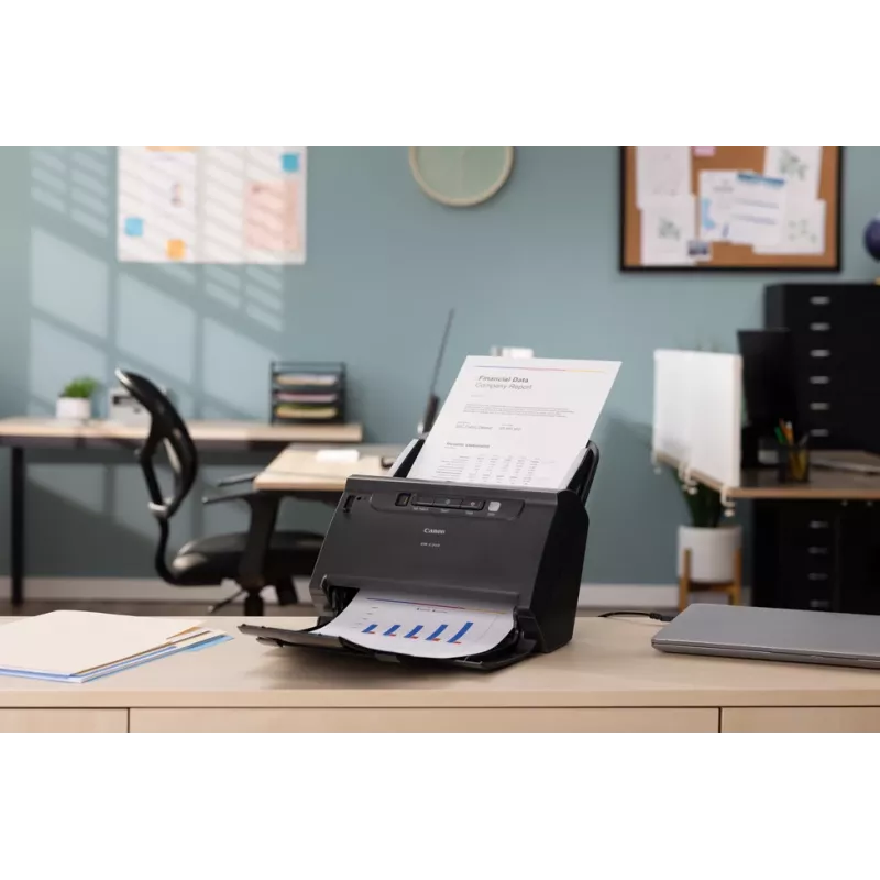 Canon imageFORMULA DR-C240 Scanner documenti desktop duplex, 216 x 3000 mm, 600 x 600 DPI, 24 bit, 24 bit, 45 ppm, 30 ppm