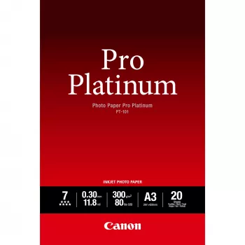Canon PT-101 Pro Platinum carta fotografica A3 – 20 fogli