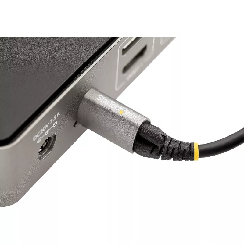 StarTech.com cavo USB-C con blocco a vite 1 m 10 Gbit/s – cavo USB 3.1/3.2 Gen 2 Type-C – ricarica Power Delivery 100 W (5 A), modalità DP-Alt – blocco a vite singolo, cavo USB-C per ricarica/sincronizzazione