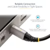 StarTech.com cavo USB-C con blocco a vite 1 m 10 Gbit/s – cavo USB 3.1/3.2 Gen 2 Type-C – ricarica Power Delivery 100 W (5 A), modalità DP-Alt – blocco a vite singolo, cavo USB-C per ricarica/sincronizzazione