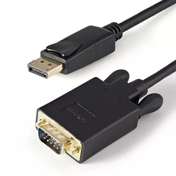 StarTech.com cavo DisplayPort a VGA 0,9 m (3ft) - cavo adattatore attivo DisplayPort a VGA - video 1080p - cavo monitor DP a VGA - convertitore DP 1.2 a VGA - connettore DP con blocco
