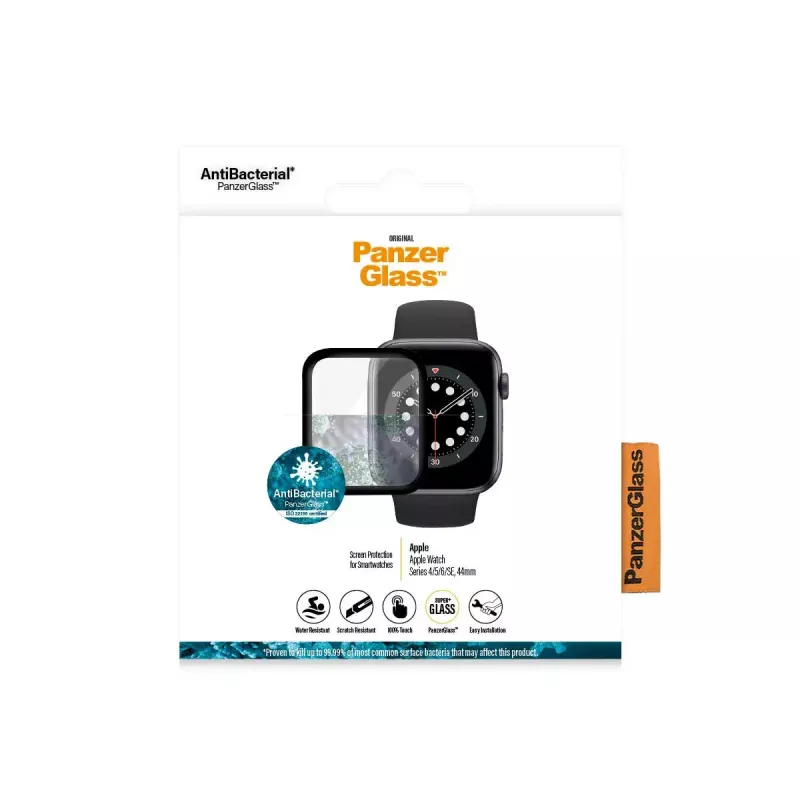 PanzerGlass ® Apple Watch Series 4 | 5 | 6 | SE 44mm | vetro protettivo per display