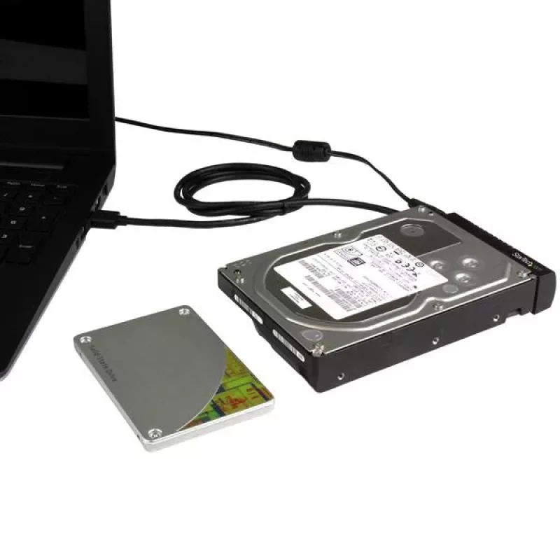 Cavo SATA-USB StarTech.com - USB 3.1 (10 Gbit/s) - UASP, nero, attività, funzionamento, CE, FCC, ASMedia - ASM1351, 12 V, 0 - 60 °C