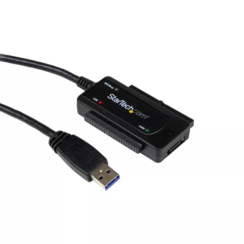 Cavo SATA-USB StarTech.com - USB 3.1 (10 Gbit/s) - UASP, nero, attività, funzionamento, CE, FCC, ASMedia - ASM1351, 12 V, 0 - 60 °C