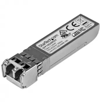 Modulo ricetrasmettitore SFP+ compatibile Cisco SFP-10G-SR-S StarTech.com - 10GBASE-SR~Modulo SFP+ compatibile Cisco SFP-10G-SR-S - 10GBASE-SR - ricetrasmettitore ottico fibra multimodale MMF 10GbE - 10GE Gigabit Ethernet SFP+ - LC 300m - 850nm - DDM Cisco Firepower, ASR9000, C9300