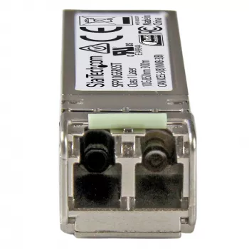Modulo ricetrasmettitore SFP+ compatibile Cisco SFP-10G-SR-S StarTech.com - 10GBASE-SR~Modulo SFP+ compatibile Cisco SFP-10G-SR-S - 10GBASE-SR - ricetrasmettitore ottico fibra multimodale MMF 10GbE - 10GE Gigabit Ethernet SFP+ - LC 300m - 850nm - DDM Cisco Firepower, ASR9000, C9300