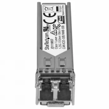 Modulo ricetrasmettitore SFP compatibile HP JD119B StarTech.com - 1000BASE-LX~Modulo SFP compatibile HPE JD119B - 1000BASE-LX - ricetrasmettitore fibra ottica monomodale 1GbE - 1GE Gigabit Ethernet SFP - LC 10km - 1310nm - DDM HPE 5900, 12500, 5500