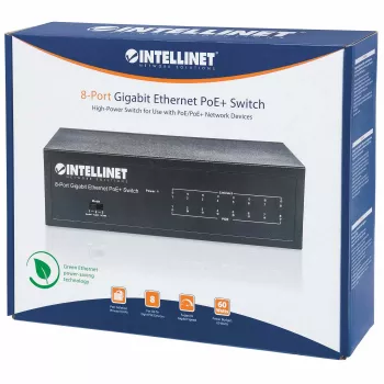 Switch managed Intellinet 8 porte Gigabit Ethernet PoE+