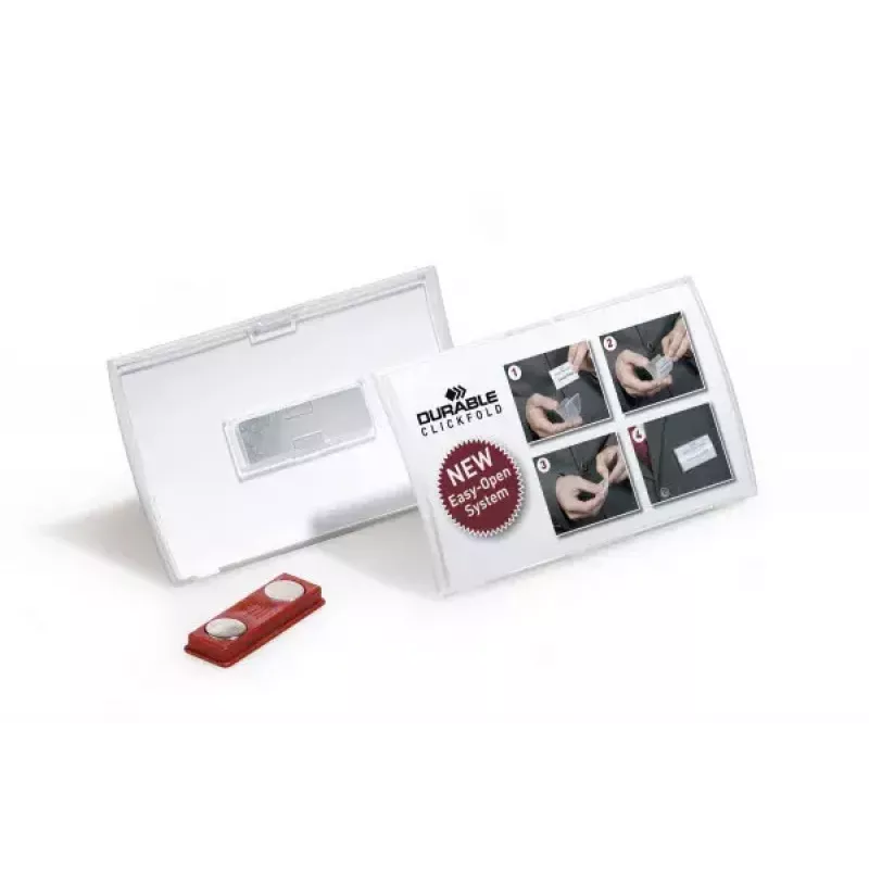 Durable Click Fold 8212-19 targhetta portanome