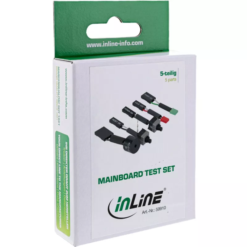 Kit di test per mainboard PC e server InLine 5 pezzi InLine 59910