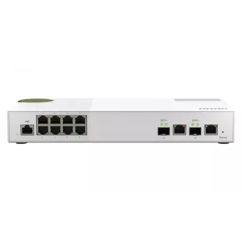 Switch di rete QNAP QSW-M2108-2C Managed L2 2.5G Ethernet (100/1000/2500) grigio, bianco