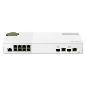 Switch di rete QNAP QSW-M2108-2C Managed L2 2.5G Ethernet (100/1000/2500) grigio, bianco