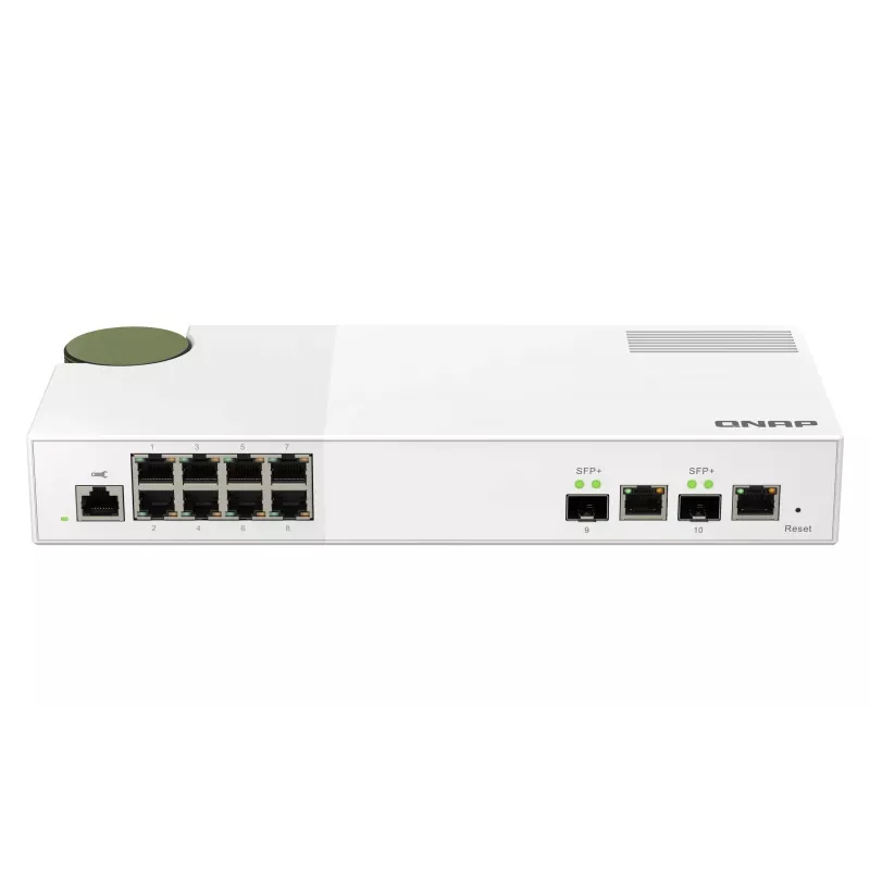 Switch di rete QNAP QSW-M2108-2C Managed L2 2.5G Ethernet (100/1000/2500) grigio, bianco