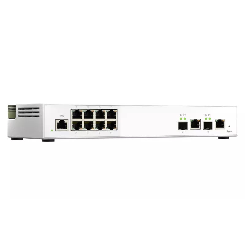 Switch di rete QNAP QSW-M2108-2C Managed L2 2.5G Ethernet (100/1000/2500) grigio, bianco