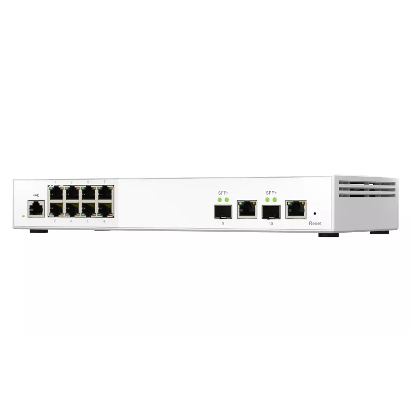 Switch di rete QNAP QSW-M2108-2C Managed L2 2.5G Ethernet (100/1000/2500) grigio, bianco