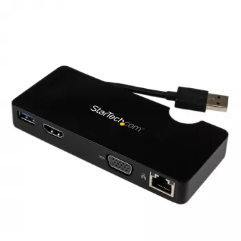 StarTech.com docking station da viaggio per laptop – HDMI o VGA – USB 3.0