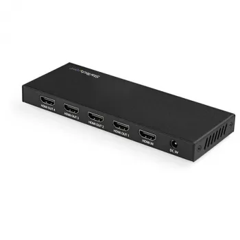 StarTech.com splitter HDMI a 4 porte – 4K 60 Hz, HDMI, 4x HDMI, 3840 x 2160 pixel, nero, 4K Ultra HD, 60 Hz